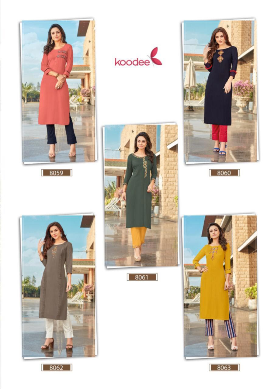 Koodee Instagirl Vol-3 Pant Kurti Supplier Koodee Instagirl Vol-3 Pant Kurti Supplier